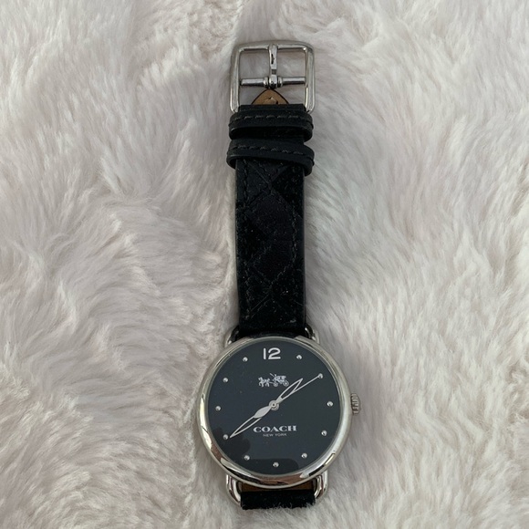 Coach Carriage Leather Watch - Picture 1 of 8
